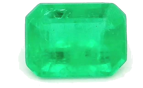 0.36 carat GREEN STEP cut Emerald Smaragdas (1)