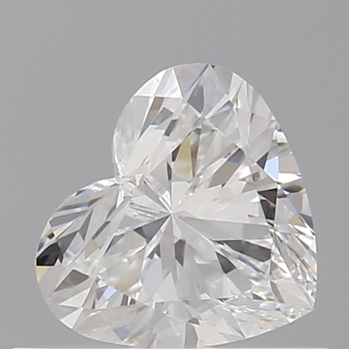 0.53 carat E-IF Natūralus Heart Deimantas (1)