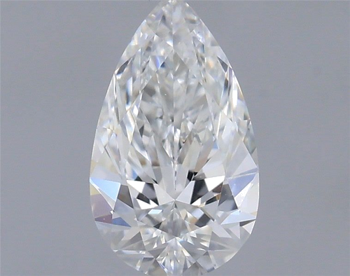 0.33 carat E-VVS1 Natūralus Pear Deimantas (1)