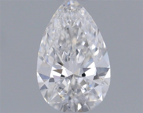 0.33 carat E-IF Natūralus Pear Deimantas (1)