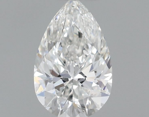 0.45 carat F-VVS1 Natūralus Pear Deimantas (1)