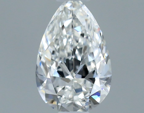 0.29 carat F-VVS1 Natūralus Pear Deimantas (1)