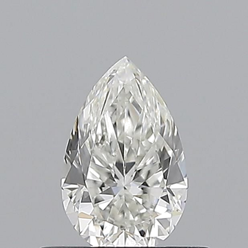 0.51 carat H-VVS1 Natūralus Pear Deimantas (1)