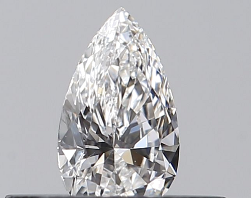 0.23 carat E-VVS1 Natūralus Pear Deimantas (1)