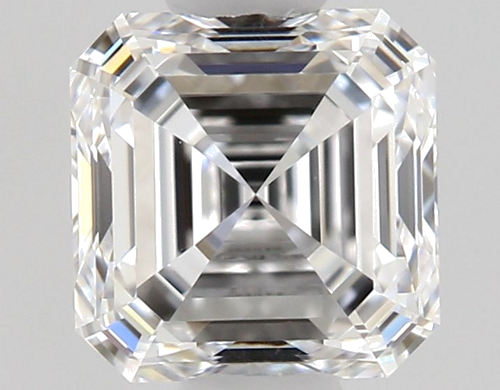 0.6 carat D-VVS2 Natūralus Asscher Deimantas (1)