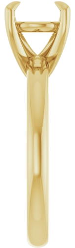 Sužadėtuvių Žiedas „Claw-Prong Solitaire“ 14k yellow gold Round 8.2mm (4)