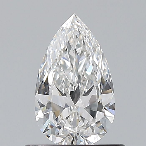 0.6 carat E-VS1 Natūralus Pear Deimantas (1)