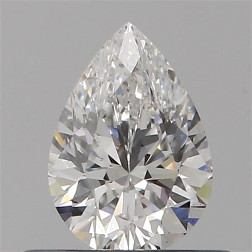 0.4 carat F-VS2 Natūralus Pear Deimantas (1)