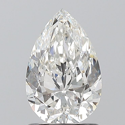 1.2 carat G-SI1 Natūralus Pear Deimantas (1)