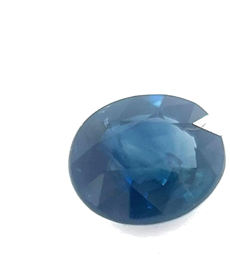 0.46 carat BLUE Oval Safyras (1)