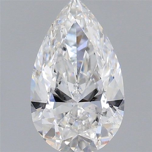 0.71 carat E-SI2 Natūralus Pear Deimantas (1)