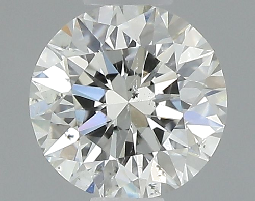 0.52 carat I-SI2 Excellent cut Natūralus Round Deimantas (1)