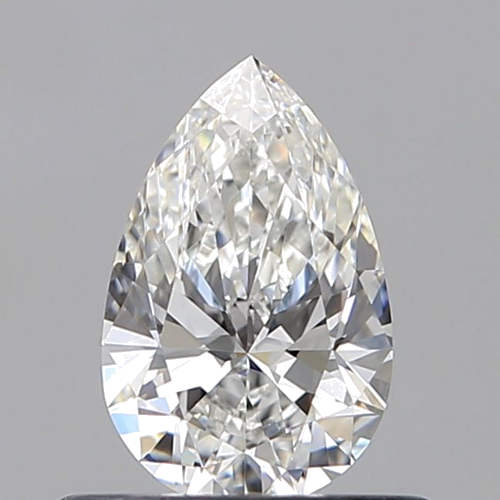 0.53 carat F-IF Natūralus Pear Deimantas (1)