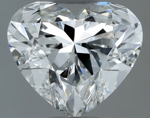 1.0 carat H-VVS2 Natūralus Heart Deimantas (1)