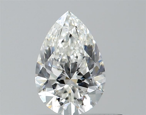 0.37 carat H-VVS2 Natūralus Pear Deimantas (1)