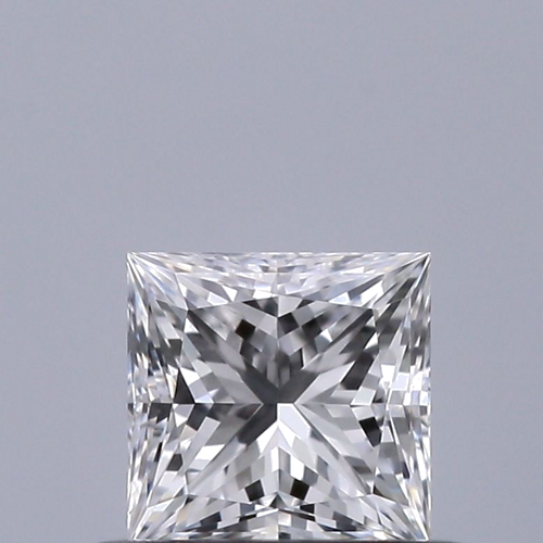 0.45 carat D-VVS1 Natūralus Princess Deimantas (1)