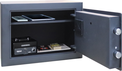 Wall-mounted safe with electronic lock M30FP (26 kg) (6)
