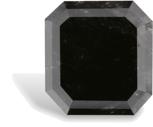 3.26 carat Fancy Black-VVS2 Natūralus Emerald Deimantas (1)
