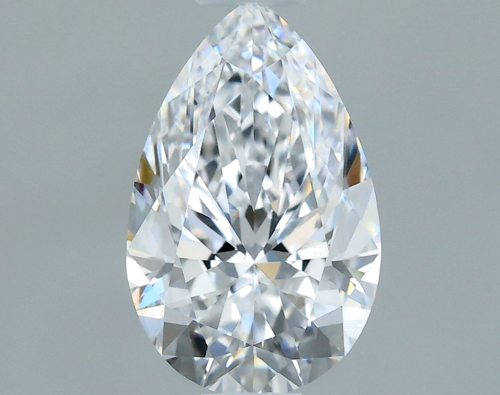 0.53 carat D-IF Natūralus Pear Deimantas (1)