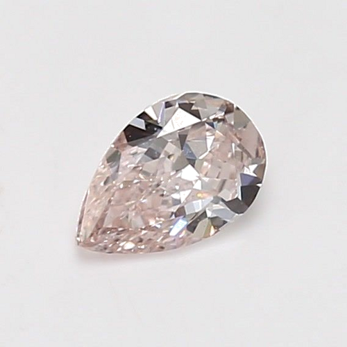 0.55 carat Fancy Light Pink-SI1 Natūralus Pear Deimantas (1)