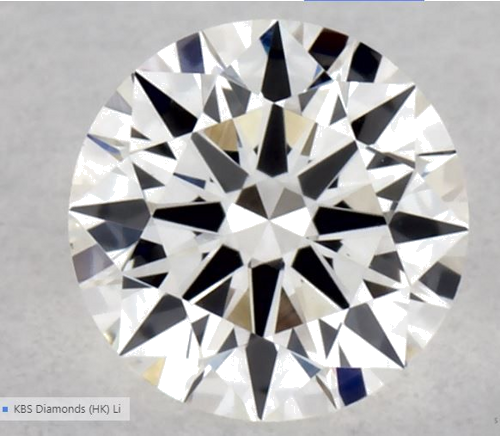 0.3 carat G-VS1 Excellent cut Natūralus Round Deimantas (1)