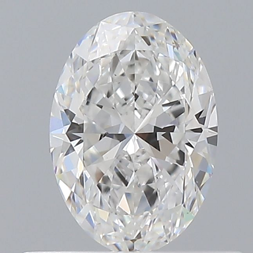 0.5 carat D-VS2 Natūralus Oval Deimantas (1)
