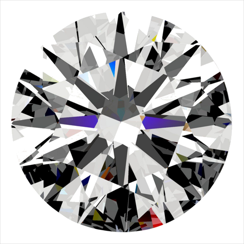 0.32 carat F-SI2 Excellent cut Natūralus Round Deimantas (1)