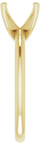 Sužadėtuvių Žiedas „Solitaire“ 585 Geltonojo Aukso Oval 9mm x 7mm (4)