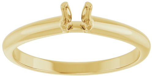 Sužadėtuvių Žiedas „Solitaire“ 10k yellow gold Round 4.1mm (3)