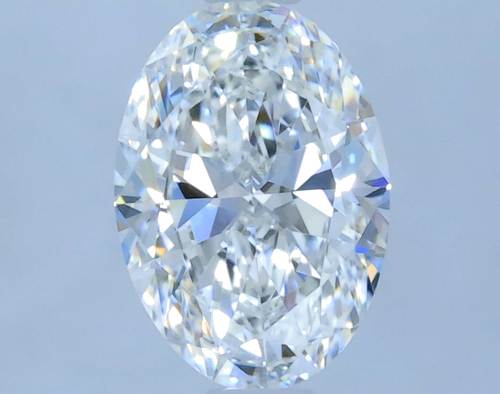 0.63 carat F-IF Natūralus Oval Deimantas (1)