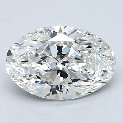 2.01 carat G-VS2 Natūralus Oval Deimantas (1)