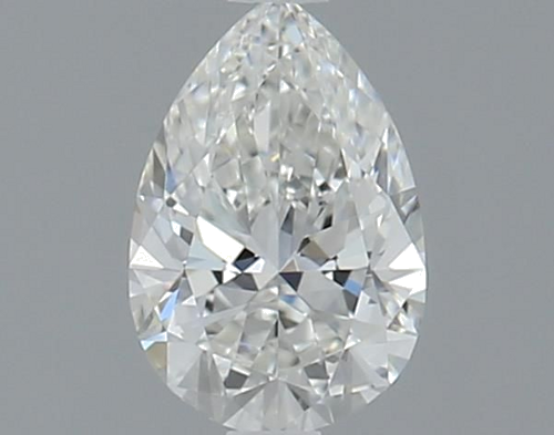 0.36 carat H-IF Natūralus Pear Deimantas (1)