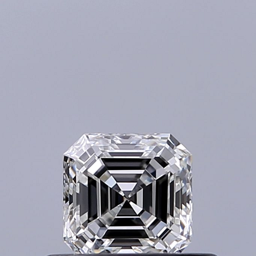 0.37 carat F-VVS2 Natūralus Asscher Deimantas (1)