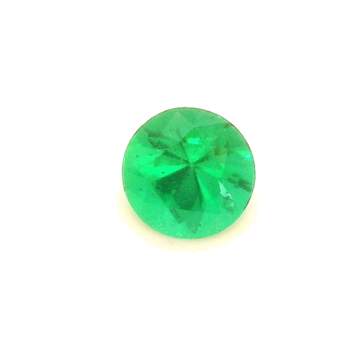 0.25 carat GREEN Round Smaragdas (1)