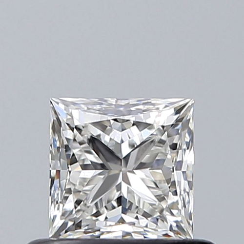 0.52 carat G-VVS2 Natūralus Princess Deimantas (1)