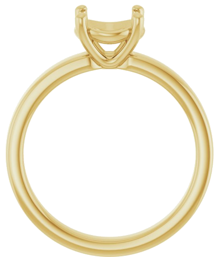 Sužadėtuvių Žiedas „Solitaire“ 14k yellow gold Round 7.4mm (2)