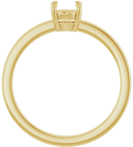 Sužadėtuvių Žiedas „Claw-Prong Solitaire“ 10k yellow gold Round 5.2mm (2)