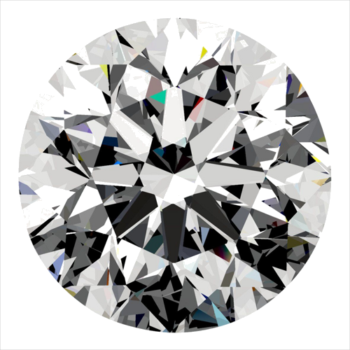 0.4 carat E-SI1 Very Good cut Natūralus Round Deimantas (1)