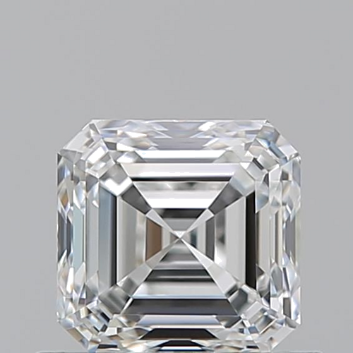 0.8 carat F-VVS2 Natūralus Asscher Deimantas (1)