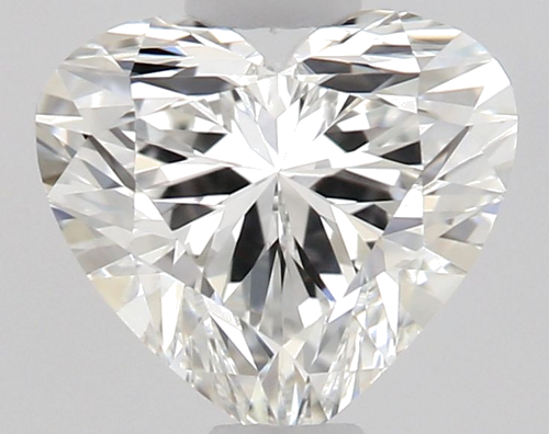 0.52 carat F-IF Natūralus Heart Deimantas (1)