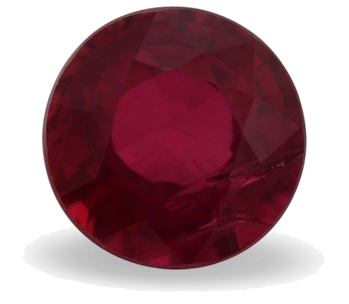 0.68 carat RED Round Rubinas (1)