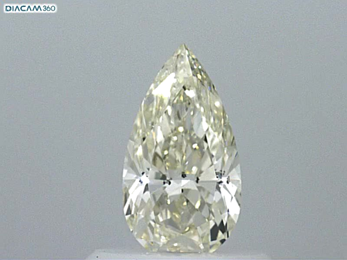 0.5 carat K-SI1 Natūralus Pear Deimantas (1)