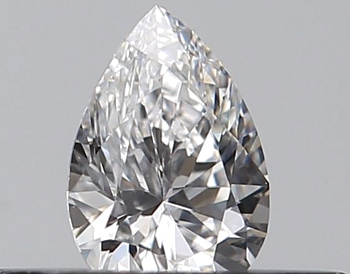 0.23 carat E-VS1 Natūralus Pear Deimantas (1)