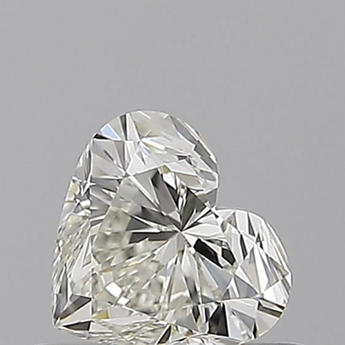 0.53 carat J-VVS1 Natūralus Heart Deimantas (1)