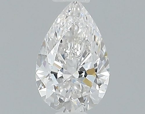 0.3 carat F-VVS2 Natūralus Pear Deimantas (1)
