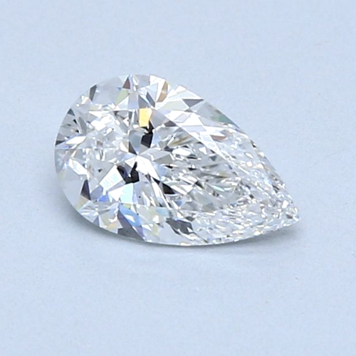 0.63 carat E-SI1 Natūralus Pear Deimantas (1)