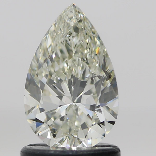 1.01 carat K-SI2 Natūralus Pear Deimantas (1)