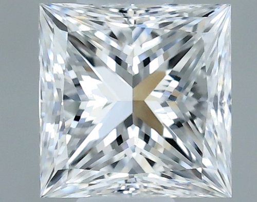 0.3 carat D-VVS2 Natūralus Princess Deimantas (1)