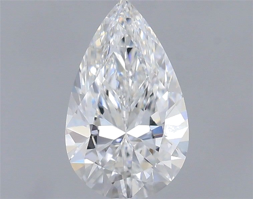 0.52 carat E-VVS1 Natūralus Pear Deimantas (1)