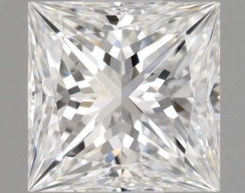 0.5 carat E-VVS2 Natūralus Princess Deimantas (1)